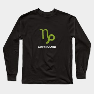 Capricorn Zodiac Sign Long Sleeve T-Shirt